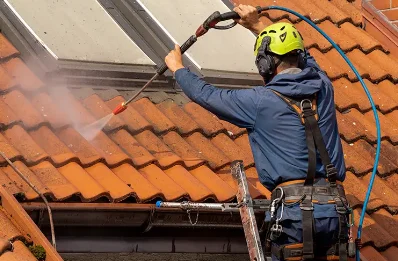 Démoussage et hydrofuge de toiture à Saint-Thégonnec Loc-Eguiner